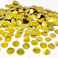 Конфетті - кружечки 23 мм, золоті