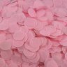 Конфетті - кружечки, тішью, 12 мм, рожеві