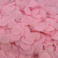 Конфетті - кружечки, тішью, 23 мм, рожеві
