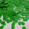 Конфетті - кружечки 12 мм, зелені