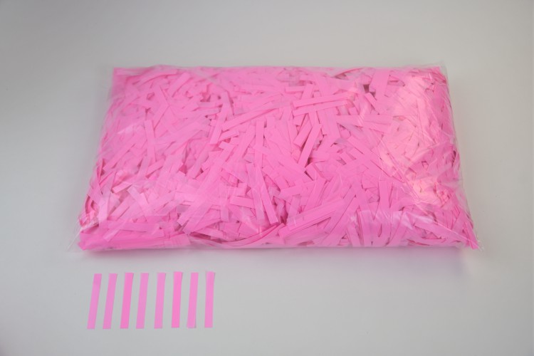 Конфетті - тонкі смужки рожеві