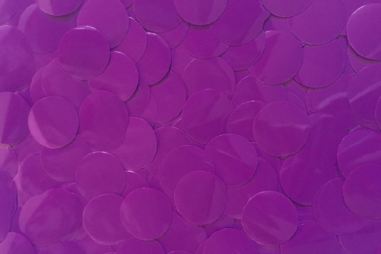 Конфетті - кружечки 23 мм, фіолетові