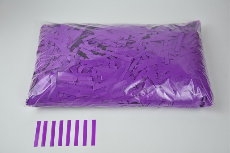Конфетті - тонкі смужки фіолетові