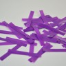 Конфетті - тонкі смужки фіолетові