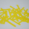 Конфетті - тонкі смужки жовті