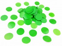 Конфетті - кружечки 23 мм, зелені