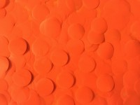 Конфетті - кружечки 23 мм, помаранчеві