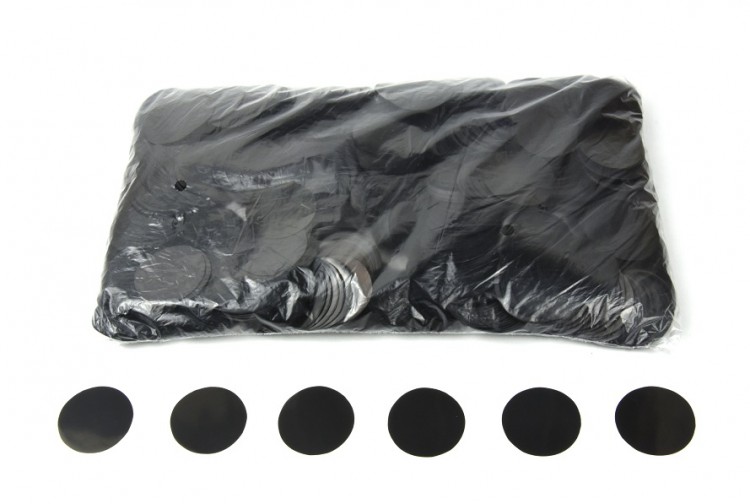 Конфетти Smena Effects кружочки, 35 мм, черные (013505-025)