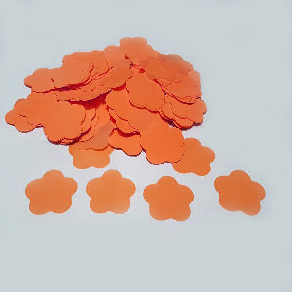  Конфетті - квіточки помаранчеві