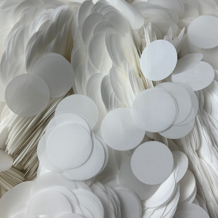 Конфетті - кружечки 12 мм, білі