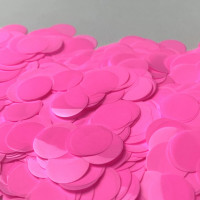 Конфетті - кружечки 23 мм, рожеві