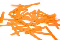 Конфетті - тонкі смужки помаранчеві