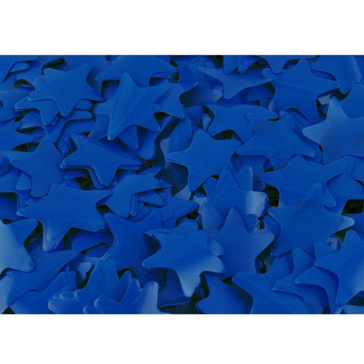 Конфетті - зірочки 35 мм, сині