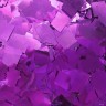 Конфетті - квадратики фіолетовий металік 