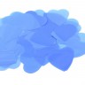 Конфетті - сердечка 35 мм, блакитні