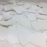 Конфетті - сердечка, 35 мм, білі