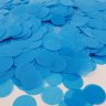 Конфетті - кружечки 12 мм, блакитні
