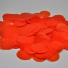 Конфетті - кружечки 35 мм, помаранчеві