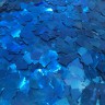 Конфетті - квадратики синій металік