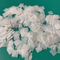 Конфетті - квадратики білі, папір тішью